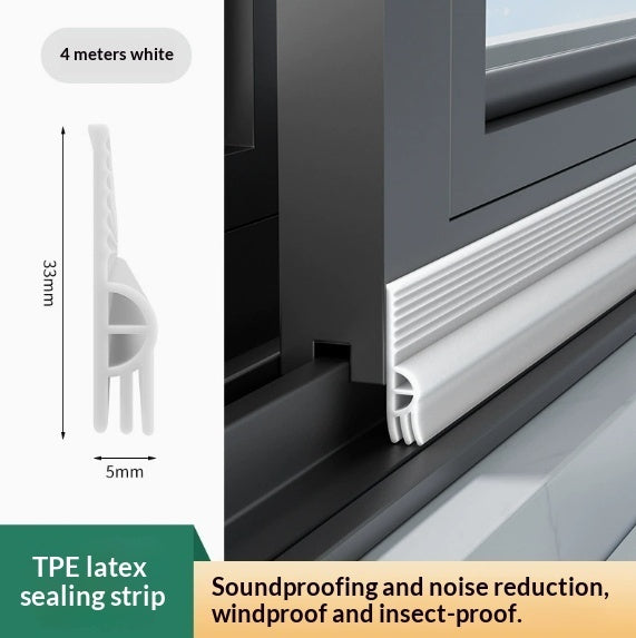 Window Seal Strip For PVC Windows Weatherproofing For Sliding And Casement Window Gaps