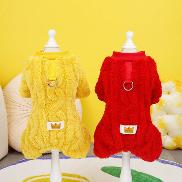 Dog Clothes Four-legged Fleece Arctic Twist Fleece