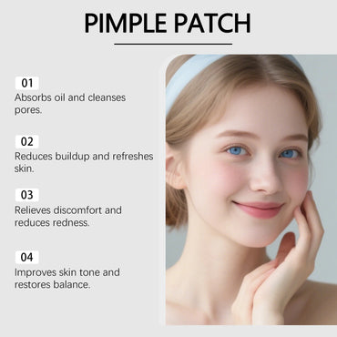 Hydrocolloid Acne Patches & Pimple Stickers - Invisible Waterproof Spot Treatment to Absorb Pus, Oil & Reduce Redness Fast