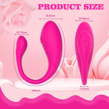 YLove App Controlled Wearable Panty Vibrator 10 Modes Wireless Remote Control Sex Toy for Women & Couples USB Rechargeable IPX65 Waterproof G-Spot & Clitoral Stimulator