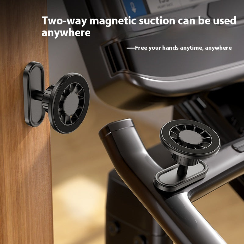 Double Magnetic Phone Holder 360 Degree Rotating Gym
