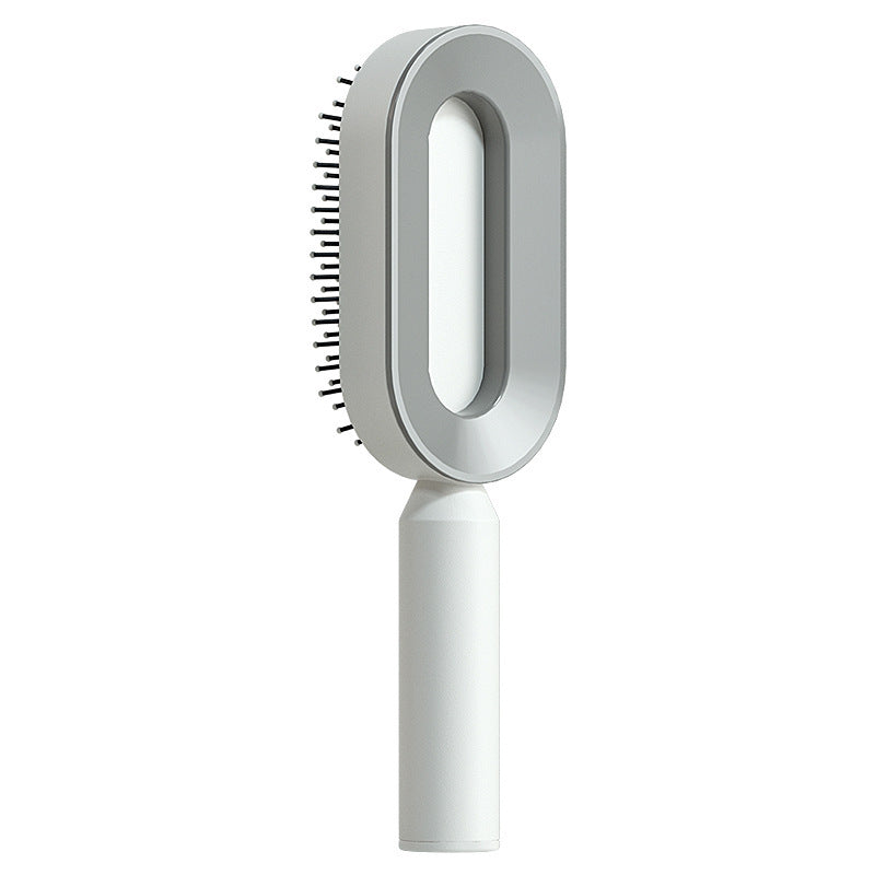 Self Cleaning Hair Brush For  Cleaning Women One-keyg Hair Loss Airbag Massage Scalp Comb Anti-Static Hairbrush