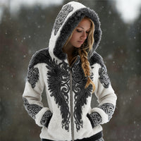 3D Digital Print Fashionable Retro New Zip-Up Hoodie For FallWinter