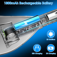 1Pc 3 In 1 Car Snow Removal Shovel With Lights Car Snow Removal Tool Telescopic Windshield Ice Scraper Snow Brush Shovel