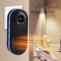 Small Heater 180 Degree Rotatable Electric Heater With Remote LED Display Overheat Protection Warmer With Timer Function