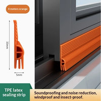 Window Seal Strip For PVC Windows Weatherproofing For Sliding And Casement Window Gaps