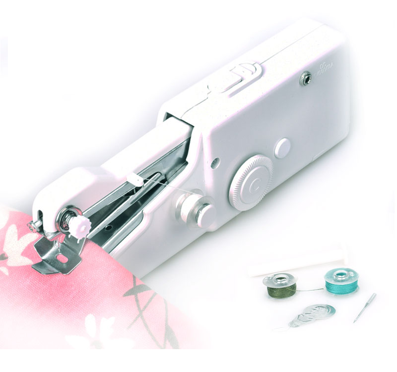 Mini Portable Handheld Sewing Machine Cordless Electric Stitch Tool for Quick Repairs & DIY Crafts Lightweight Travel Sewing Machine for Clothes, Fabrics Curtains & Home Use