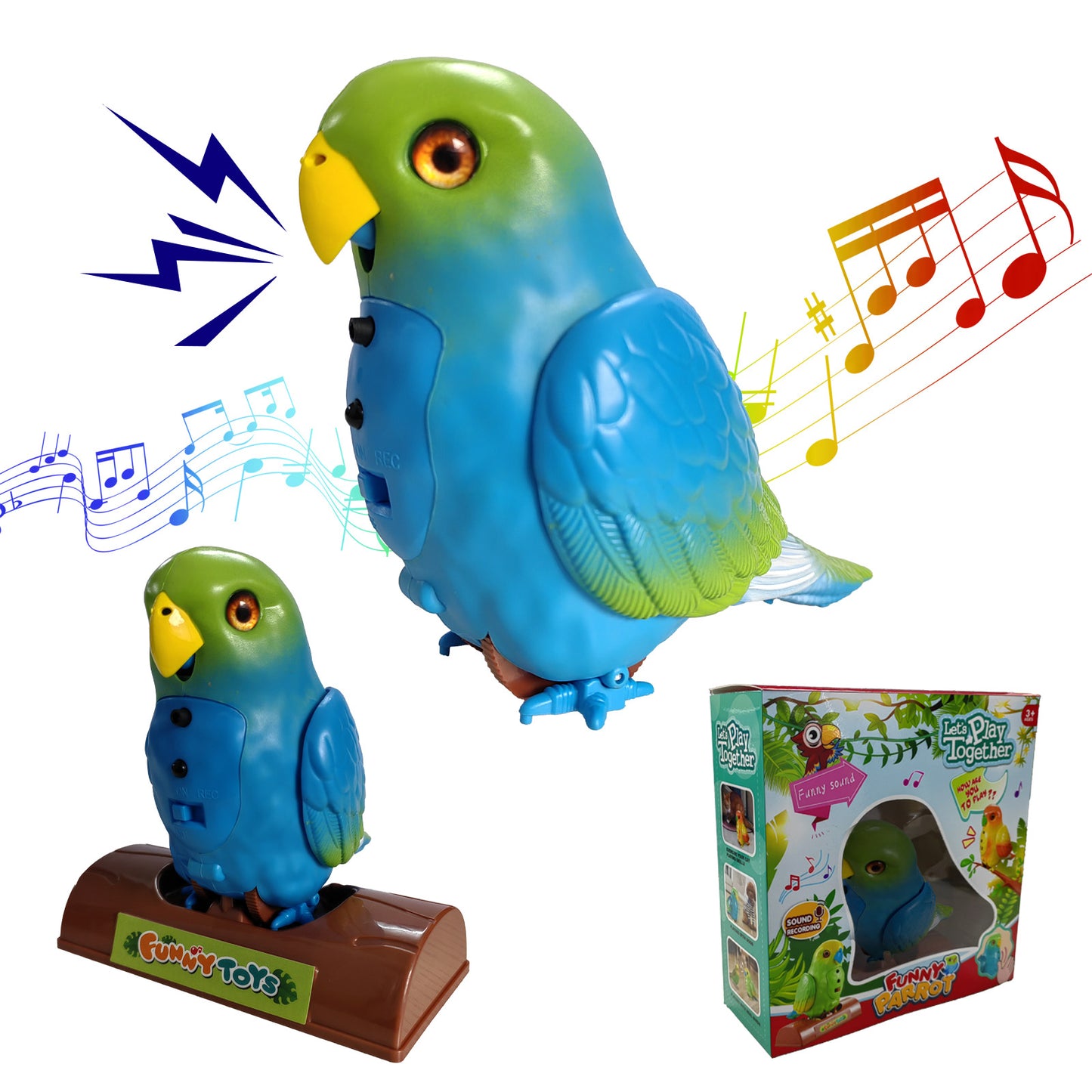 Talking And Singing Toy Parrot For Kids