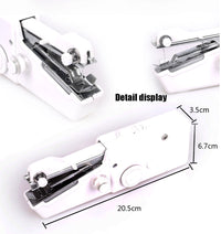 Mini Portable Handheld Sewing Machine Cordless Electric Stitch Tool for Quick Repairs & DIY Crafts Lightweight Travel Sewing Machine for Clothes, Fabrics Curtains & Home Use