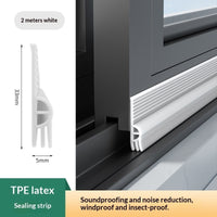 Window Seal Strip For PVC Windows Weatherproofing For Sliding And Casement Window Gaps