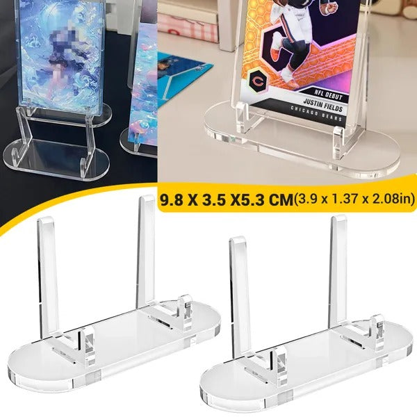 Clear Acrylic Trading Card Display Stand For Cards Sports Card Holder
