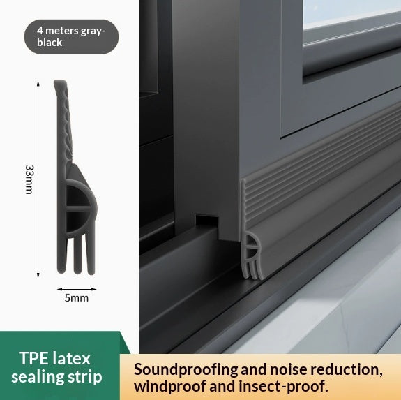 Window Seal Strip For PVC Windows Weatherproofing For Sliding And Casement Window Gaps