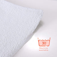 Dog Bed Pet Cushion Mat Self-heating Cat Dog Bed Blanket Microwave Oven Heating Warm Berber Fleece Kennel