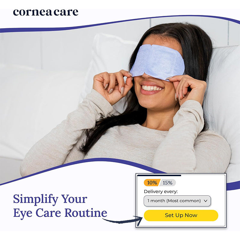 Self Heating Steam Eye Mask Portable Warm Compress Sleep Mask for Eye Fatigue Dry Eyes & Puffiness Disposable/Travel Ready