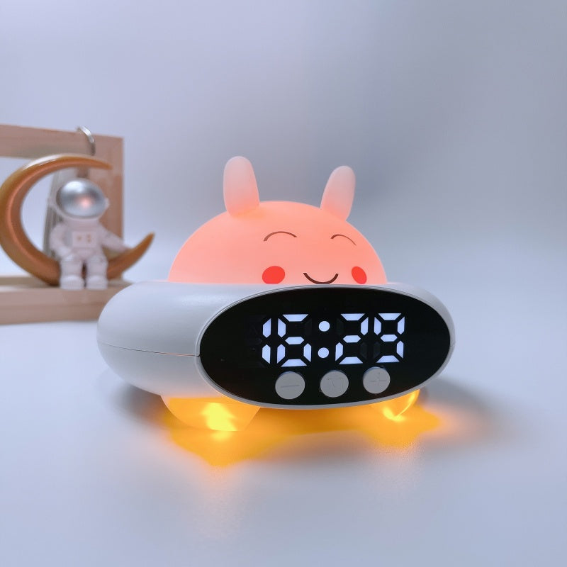 Fashion Design Color Night Light Bluetooth Alarm Clock Wake Up Light