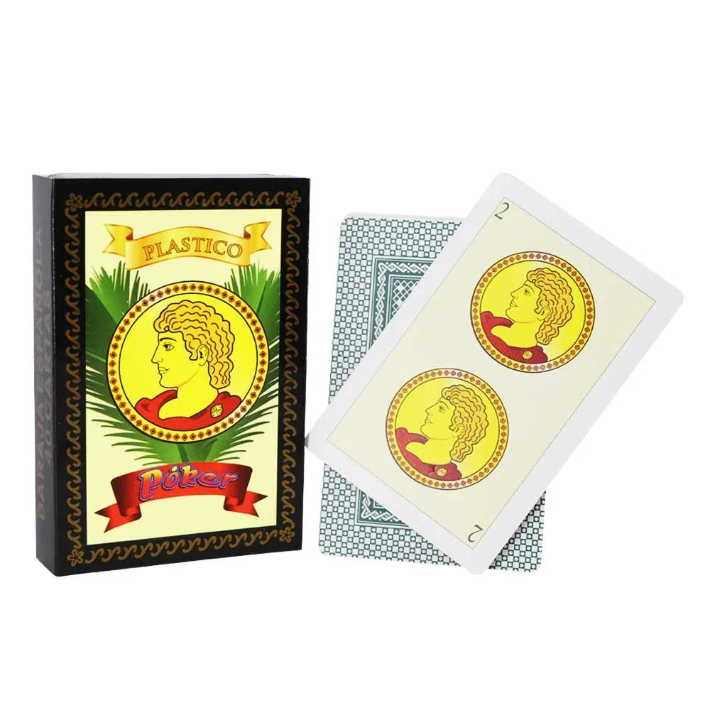 1pc Spanish playing card deck with 40 laminated poker cards / c2128