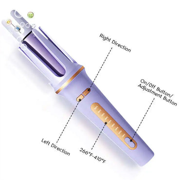 Portable Curling Iron Professional Wave Rotary Curling Iron Automatic Rotating Curling Iron