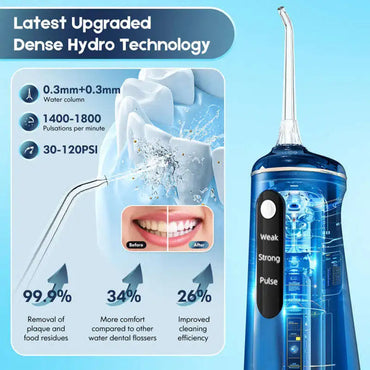 Portable Oral Irrigator Water Flosser Teeth Cleaning Dental Water Flosser Oral Irrigator