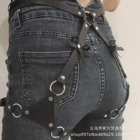 Unlock Your Fantasies: Adult BDSM Gear - Leather Restraint Outfit, SM Fashion Harness for a Steamy Night of Sensual Bondage