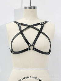 Unlock Your Fantasies: Adult BDSM Gear - Leather Restraint Outfit, SM Fashion Harness for a Steamy Night of Sensual Bondage