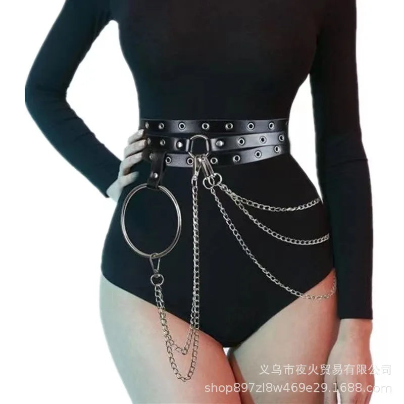 Unlock Your Fantasies: Adult BDSM Gear - Leather Restraint Outfit, SM Fashion Harness for a Steamy Night of Sensual Bondage