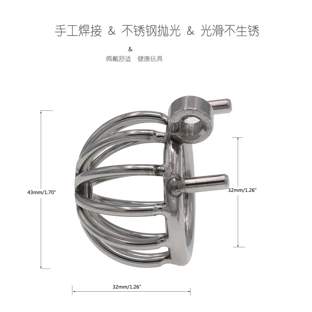 Chastity Lock Electric Shock Pulse Stainless Steel Penis Cage Wearing Out Bondage Anal Plug Adult Chastity Cock cage Chastity