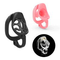 Pro Male Chastity Device Cock Cage Bondage Fetish With the Hook,Lock up for Locktober with Stubby Buddy cages.