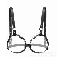 Unlock Your Fantasies: Adult BDSM Gear - Leather Restraint Outfit, SM Fashion Harness for a Steamy Night of Sensual Bondage