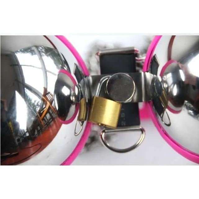 Female Chastity Device Bra Stainless Steel Adjustable BDSM Slave Metal Lockable Underwear Chain Bondage Game Erotic Slave