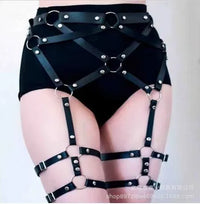 Unlock Your Fantasies: Adult BDSM Gear - Leather Restraint Outfit, SM Fashion Harness for a Steamy Night of Sensual Bondage