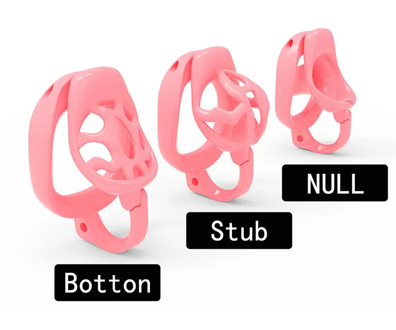 Pro Male Chastity Device Cock Cage Bondage Fetish With the Hook,Lock up for Locktober with Stubby Buddy cages.