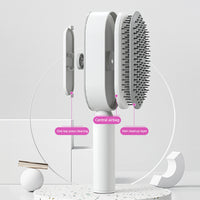 Self Cleaning Hair Brush For  Cleaning Women One-keyg Hair Loss Airbag Massage Scalp Comb Anti-Static Hairbrush
