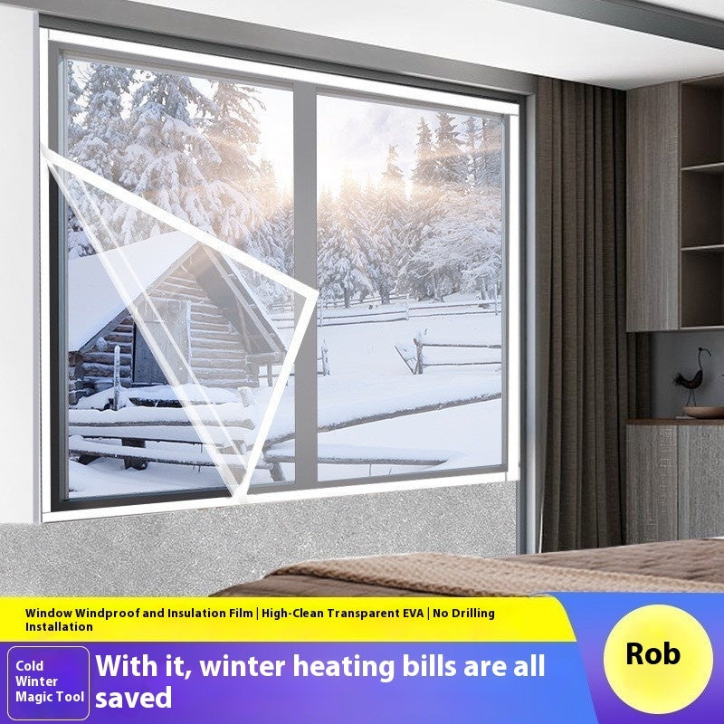 Winter Window Heat Insulation Membrane Velcro