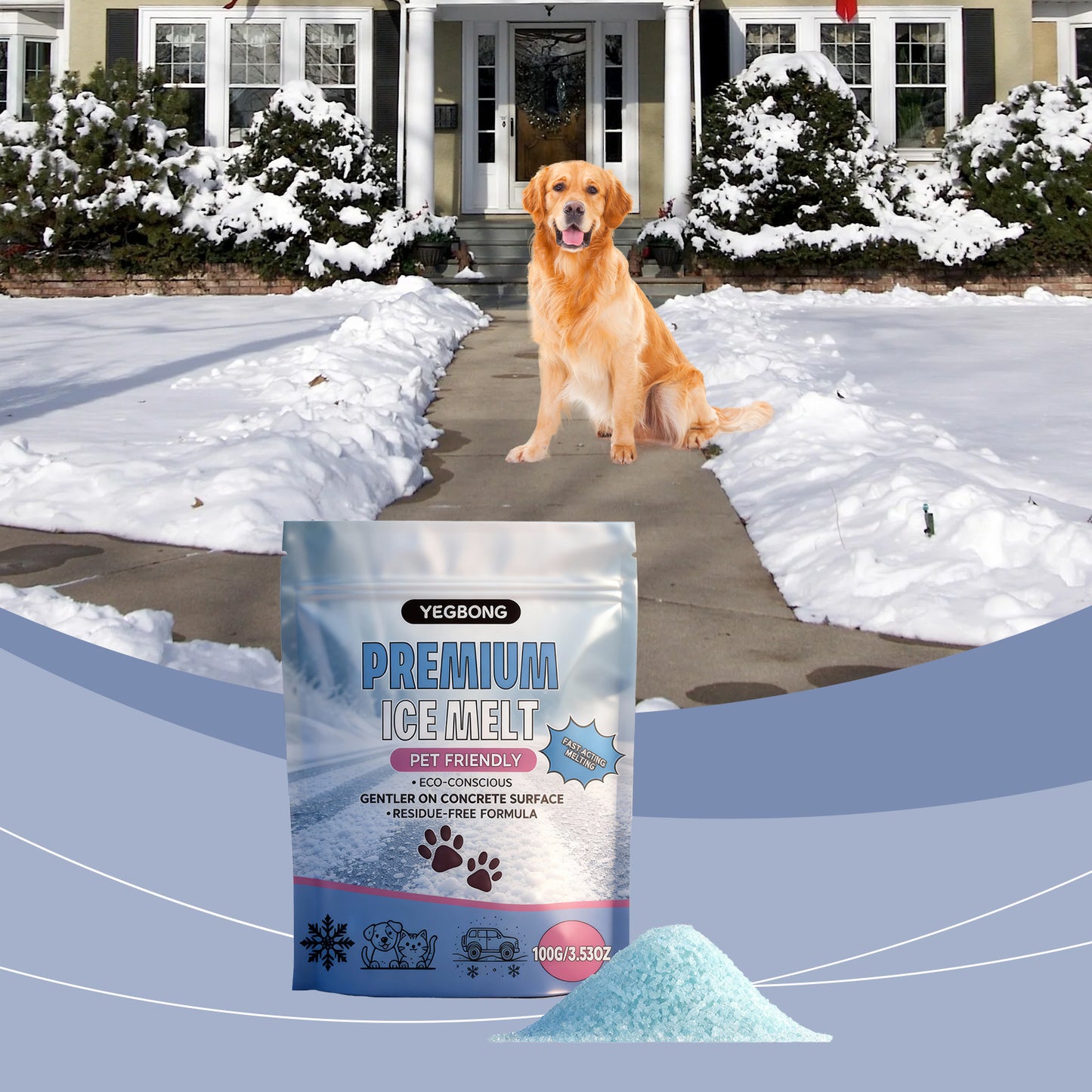 Pet-friendly De-icer