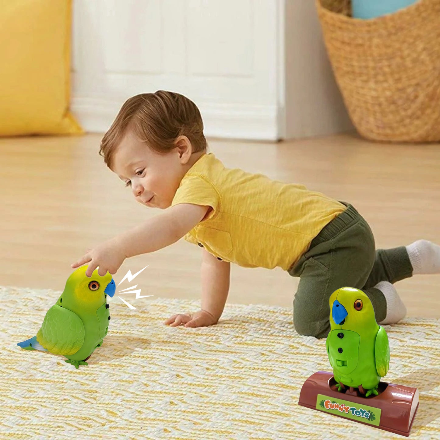 Talking And Singing Toy Parrot For Kids