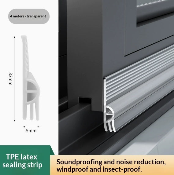 Window Seal Strip For PVC Windows Weatherproofing For Sliding And Casement Window Gaps