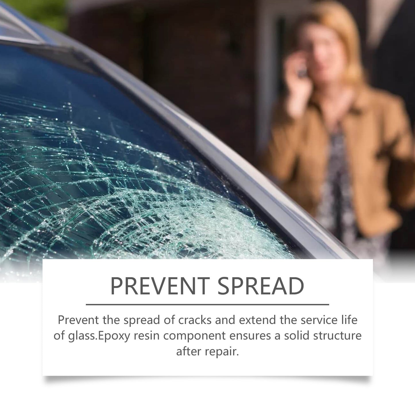 Windshield Repair Kit Fills Cracks To Restore Clear Visibilityrenovation And Sealing Repair Kit